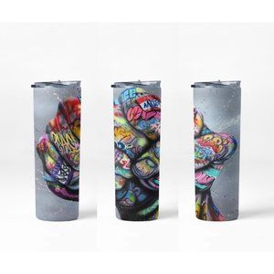 Artistic Fist Hot & Cold Stainless Steel Tumbler  - 20 oz